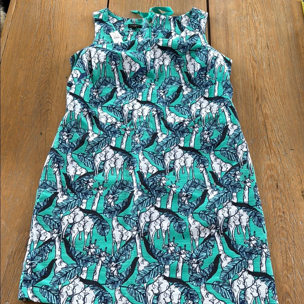 Talbots Giraffe Print Dress, Size 6P